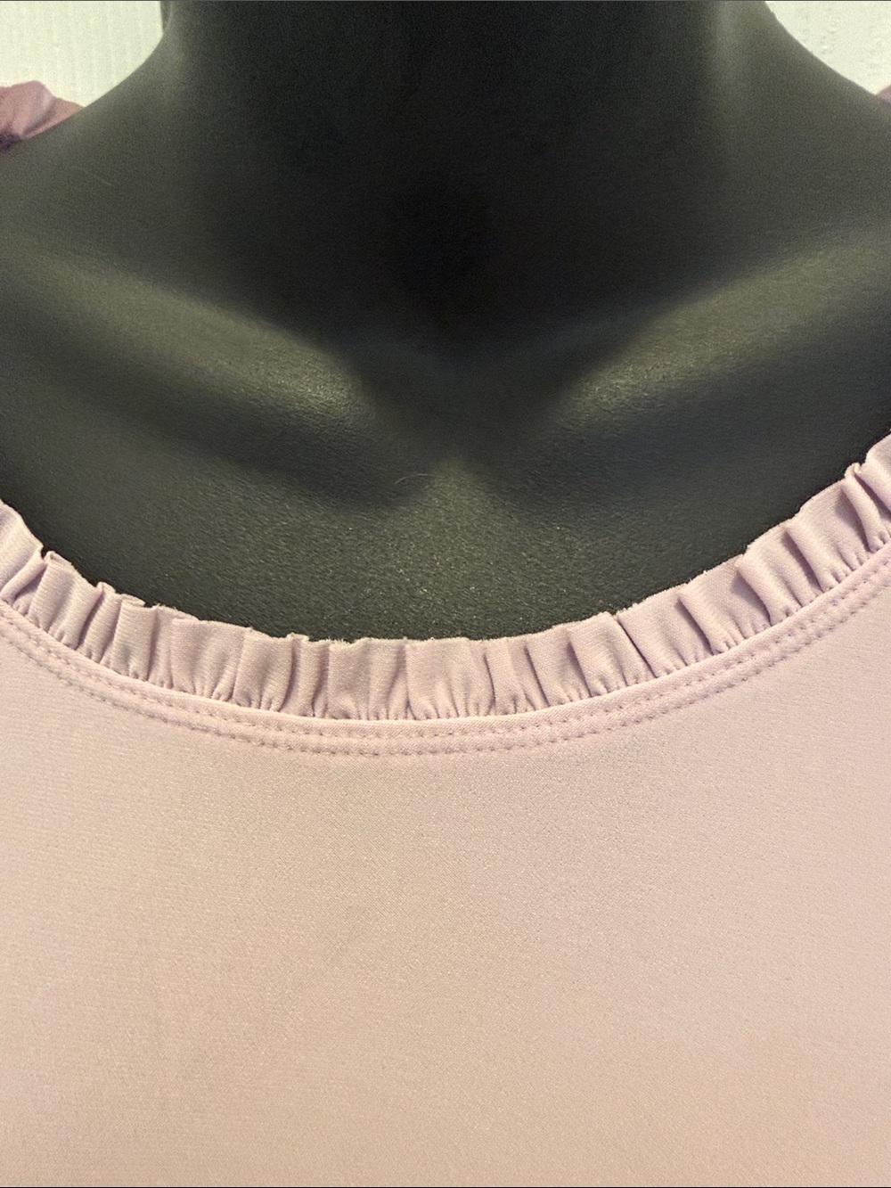 Cato Lavender Ruffle-Trim Tunic Top - Picture 3 of 3